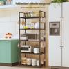 Multi-layer Kitchen Storage Rack for Microwave, Rice Cooker, and Small Appliances
