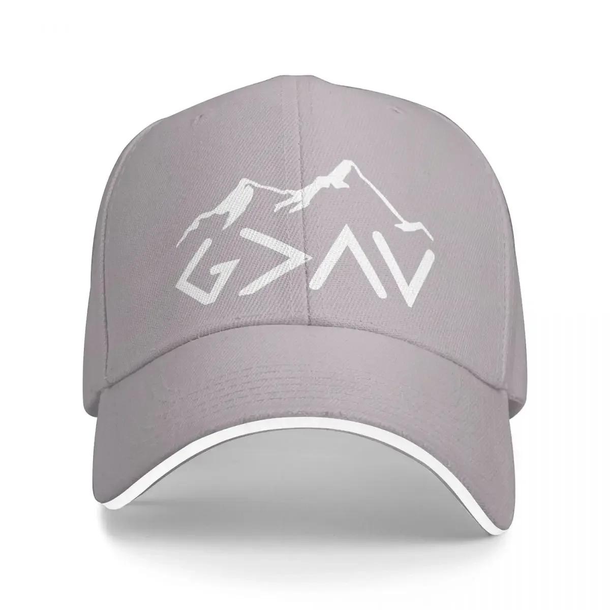 

Dios Es Mayor Que Los Altos Y Bajos Qoute Diseño Gorra De Béisbol Sombrero Divertido Bolsa De Playa Sombrero De Lujo Para Hombre