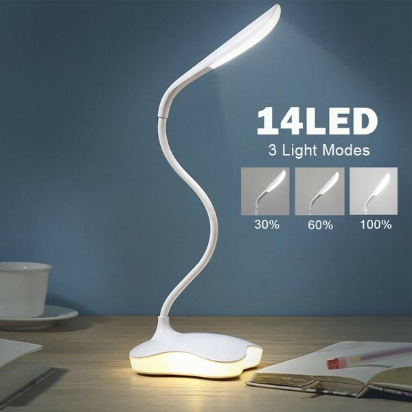 Buy USB 3 Modes Adjustable LED Desks Lamp Study Light Dimmable Desk