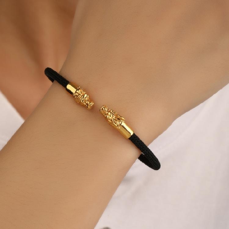 Elastic Bangle With Reinforced Anchors Design Stylish Steel Cable Wristband Jewelry Comfort Fit Hypoallergenically