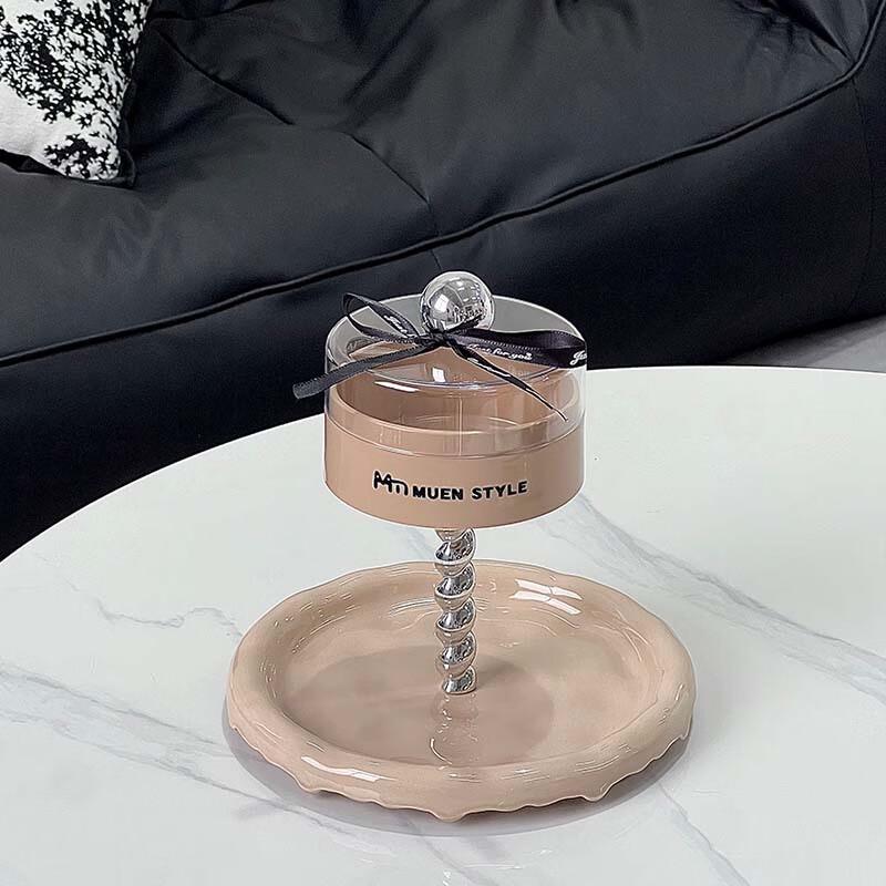 Multi-layer Snack Storage Rack with Lid