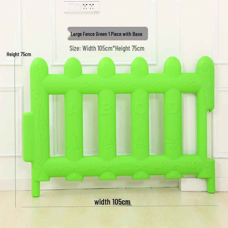 Multi-Angle Plastic Playpen: Infant Safety Barrier for Kindergarten.