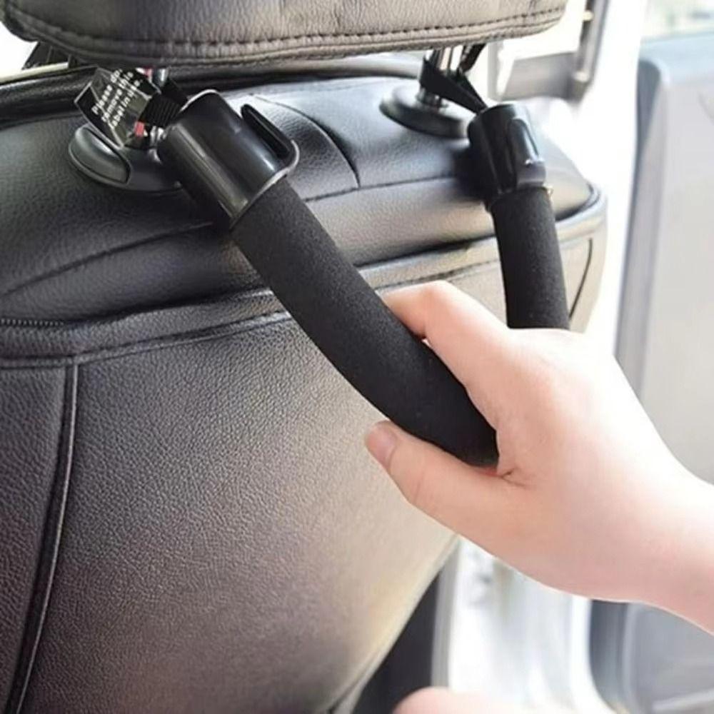 Soft Material Car Headrest Grab Handle Headrest Safety Handrail  Vehicle Accessories