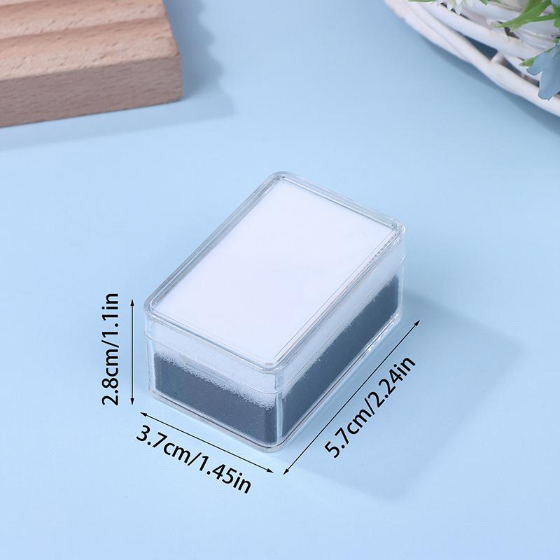 Clear Gem Storage Box - Foam-Padded Container for Loose Stones & Beads, Portable Jewelry Organizer with Secure Latch for Travel