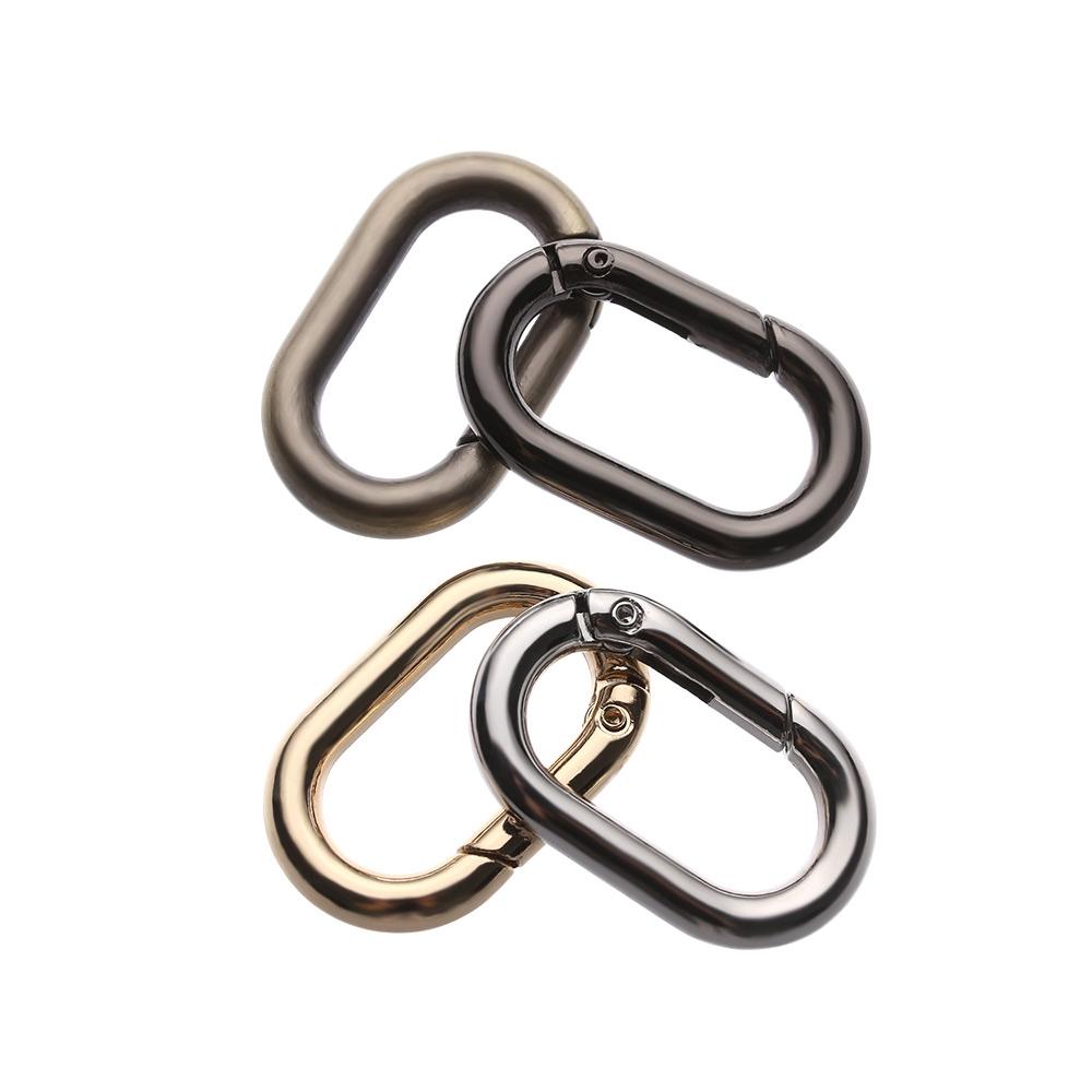 Bottle Hooks Camping Hiking Spring Oval Rings Handbags Clips Outdoor Carabiner Bag Belt Buckles