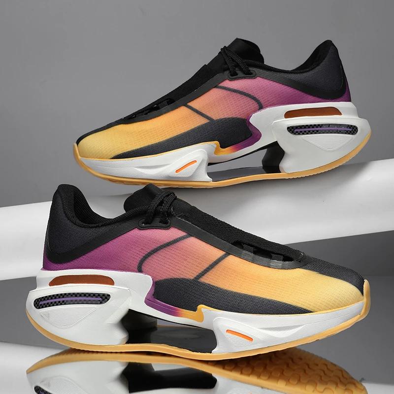 New Running Shoes for Men and Women Carbon Plate Stable Support Non-Slip Rebound Breathable Thick-Soled Sports Shoes