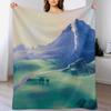 Dueling Peaks Throw Blanket Stain Resistant Cozy Warm Blanket