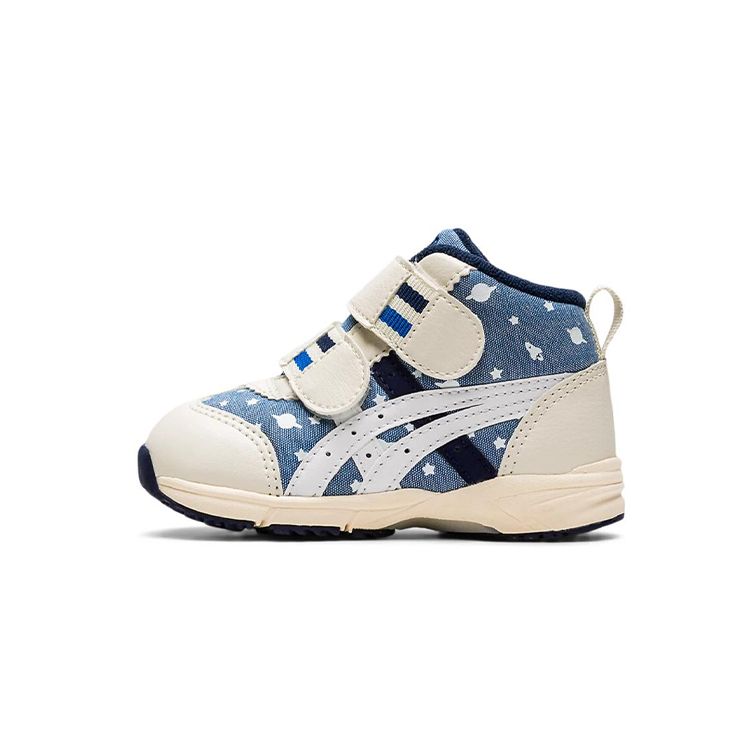 

Asics GD Runner Baby CT Mid 4 Удобные Универсальные Полувысокие Кроссовки для Ходьбы Детская Обувь Молочно-Белый Синий 1144A200-401 21