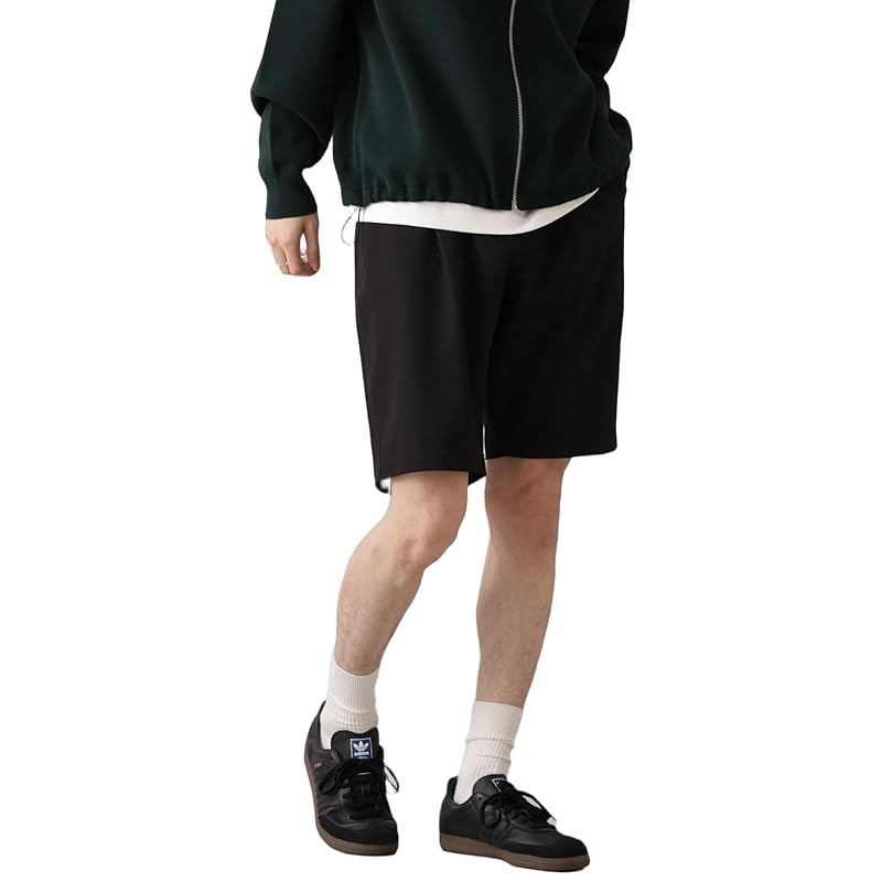 

[Nano Universe] lightweight stretch shorts (Setup possible) men s S 010 black 672-5128201