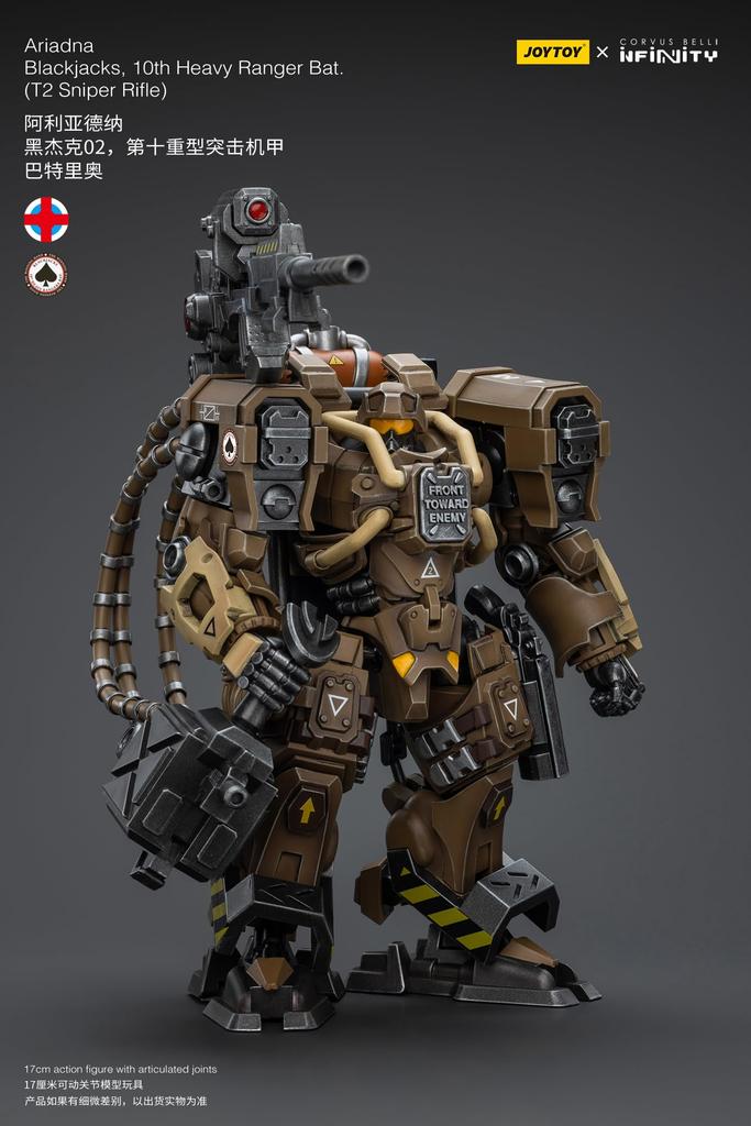 JoyToy Infinity Corbus Belly Ariadna Blackjack 10th Heavy Ranger Bat Sniper Scale Action Figure (T2 Rifle) 118