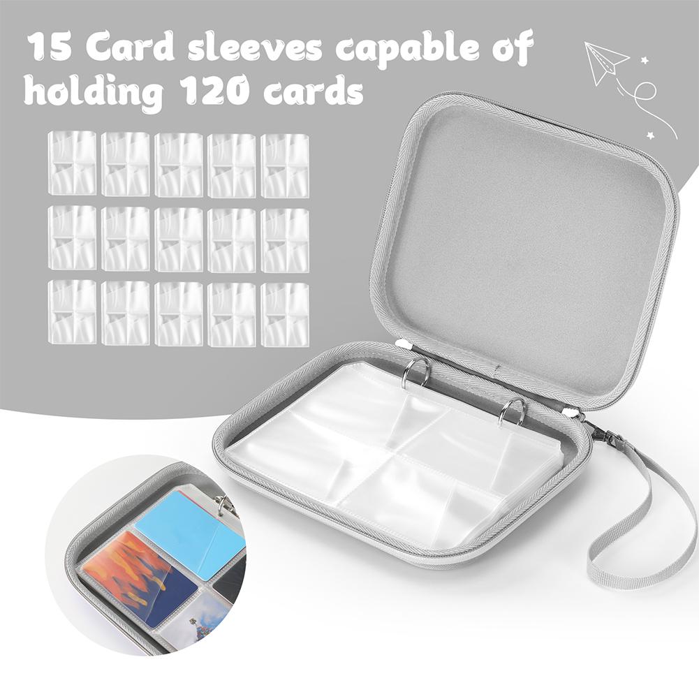 Card Case for Yoto Cards Soft Portable Folder with Zipper Portable Yoto Card Holder for Yoto Player and Yoto Mini Cards Storage