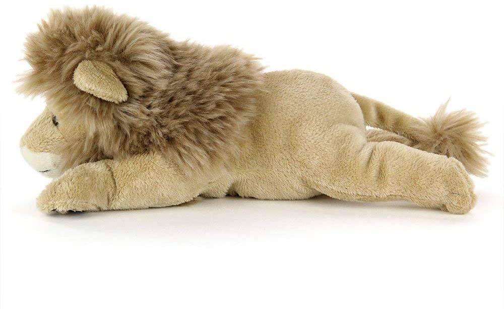 Carolata Lion Plush Toy Down Realistic Animal Toy Doll Gift Present Birthday First Christmas Gift (Male/Lying Series/Soft Touch/Fluffy) Toy/Christmas