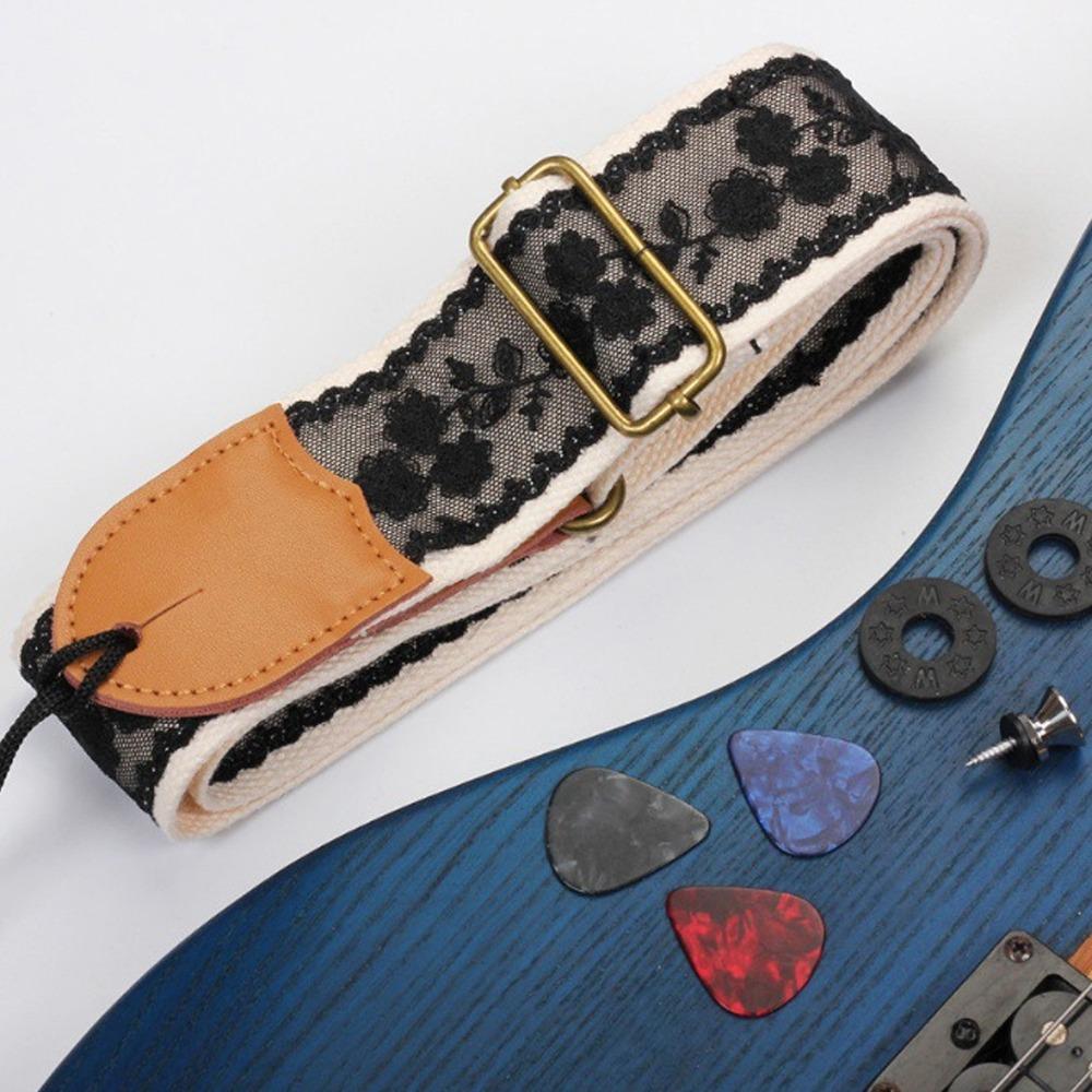 Adjustable Length Adjustable Guitar Strap Lace Design Lace Guitar Strap Guitar Strap For Guitar