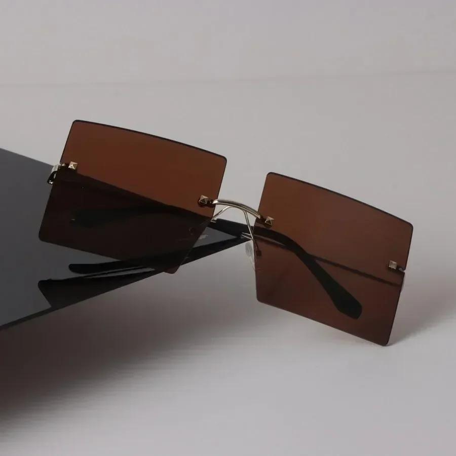 Mode Sonnenbrille Damen Herren Quadratisch Kunststoff Vintage Stilvoll Übergroß Damen Sonnenbrille Retro Urlaub