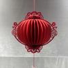 3D Horse Year Chinese Lantern Honeycomb Hanging Ornament for 2026 Spring Festival