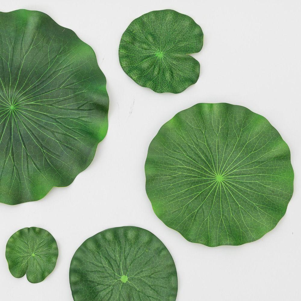 Performance Pond Flower For Water Pond Artificial Plant Fake Lotus Floating Lotus Leaf Water Leaf