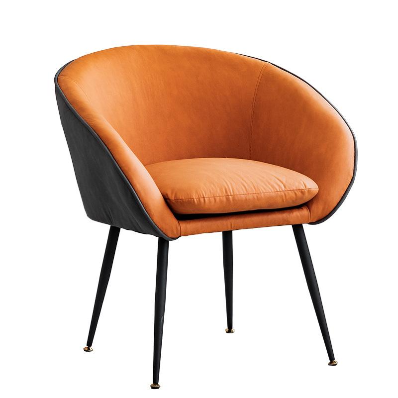 Single Leisure Chair Negotiation Sofa Chair Nordic Simple Modern Balcony Hotel Chair Living Room Bedroom Dressing Chair Sofa