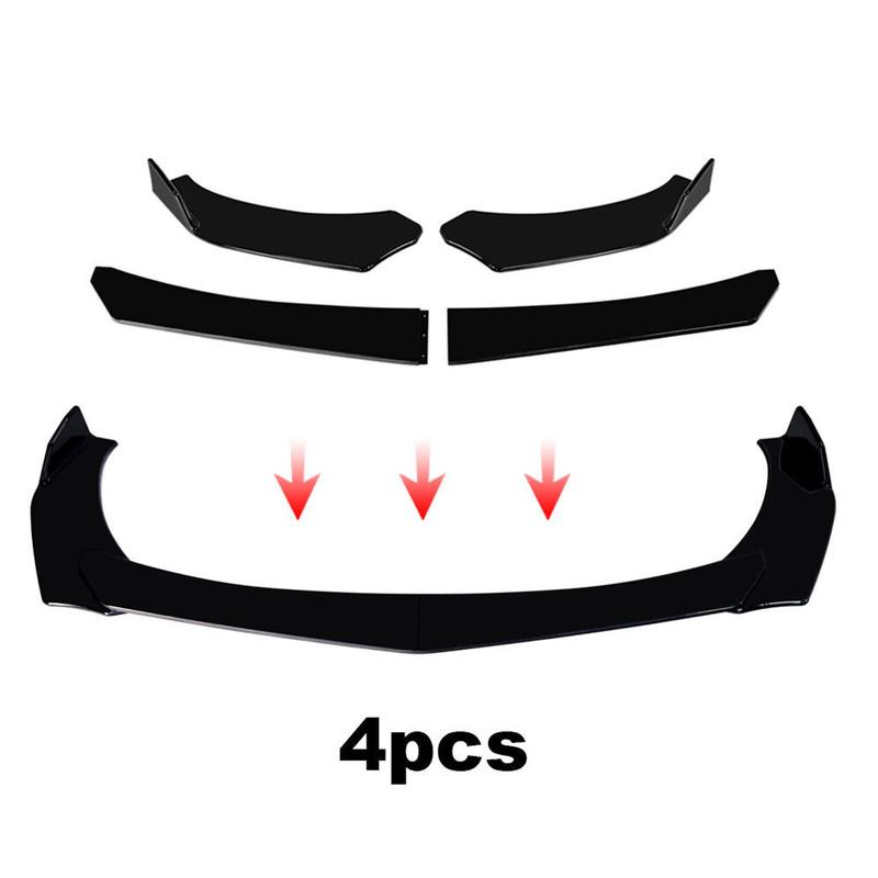 Front Bumper Lip Spoiler Splitter Side Skirt Strut Rod For Porsche 718 Boxster C чёрный