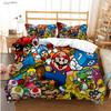 Lovely Carton Anime Al Season Soft Duvet Cover kawai Mai Beding set Premium Soft Comfortable Quilt Cover plus Pilowcase Single/Double/Quen/King