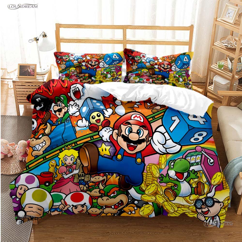 Lovely Carton Anime Al Season Soft Duvet Cover kawai Mai Beding set Premium Soft Comfortable Quilt Cover plus Pilowcase Single/Double/Quen/King
