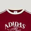Adidas Originals Resort French Holiday Cotton Casual Sports Short Sleeve T-Shirt Women Tops KX0734