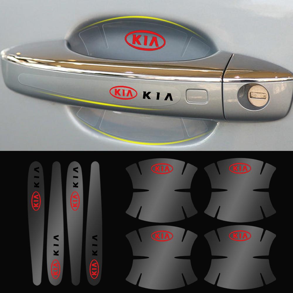 2026 Hot Car Sticker Car Door Handle Bowl Scratch Protective Invisible Transparent Sticker For KIA Rio Ceed Sportage Cerato Soul