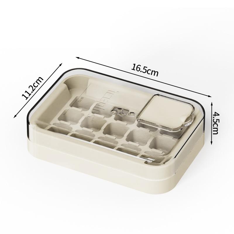15/28/30 Grids One Click Press Ice Tray Pressing Ice Cube Making Mold Home Kitchen Bar Ice Box Mold Case Summer Cold Juice Maker