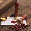 1set 26 Letter A-Z Wax Seal Stamp with Wooden Handle, Wax Seal Paint Copper Head for Envelope Gift Invitation Card Sticker