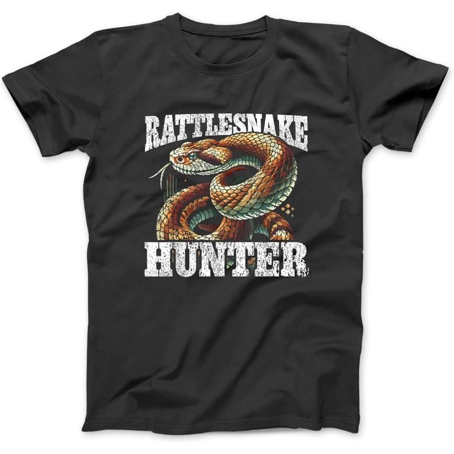 Rattlesnake Hunter Snake Catcher Rattlesnake T-Shirt, Sweatshirt, Hoodie for Men Women Kids Made in Canada Black S