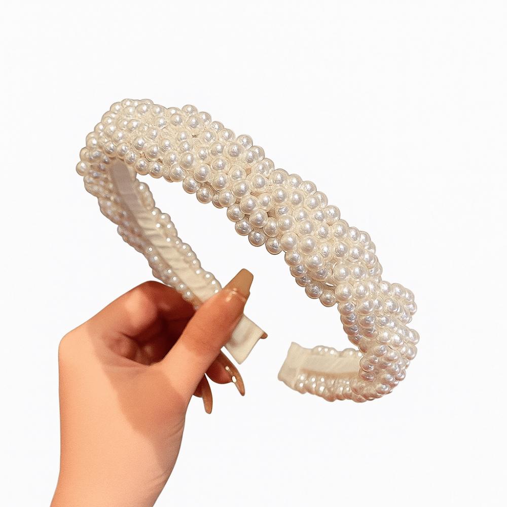 Vintage geflochtene Perlen-Haarreifen Märchenstil Damen-Haarreifen Damen-Haarschmuck