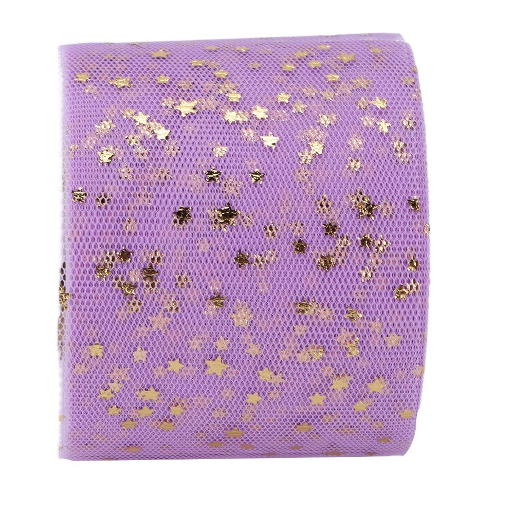 2pcs Shiny Appearance Glitter Tulle Rolls 25 Yards Each Netting Fabric Rolls For DIY Crafts