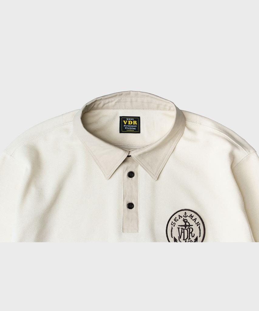 VDR Seaman Pique Long Sleeve Shirt [Cream]