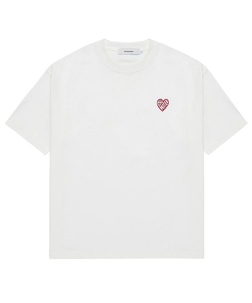 Deomati Mati Heart Wappen Tee - White
