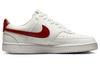Nike Court Vision Low Minimalist Style Low Top Comfortable Skateboard Shoes Women's White Red DH3158-104