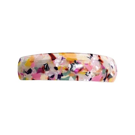 

Hairpin Wide-Edge Arc Design Smooth Hair Styling Spring Hair Clip Lightweight Decorative Hair Accessory