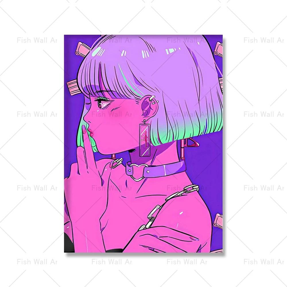 Japanese Anime Sweet Hentai Sexy Girl Canvas Painting Cartoon Poster Kawaii Wall Art Studio Home Decorative Print Wall Paintings