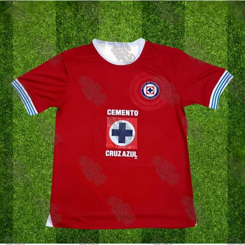 Popular Football Series Cruz Azul Away Goalkeeper Training Uniform Same Style Trendy Men's Adult Children's Men's T-shirt