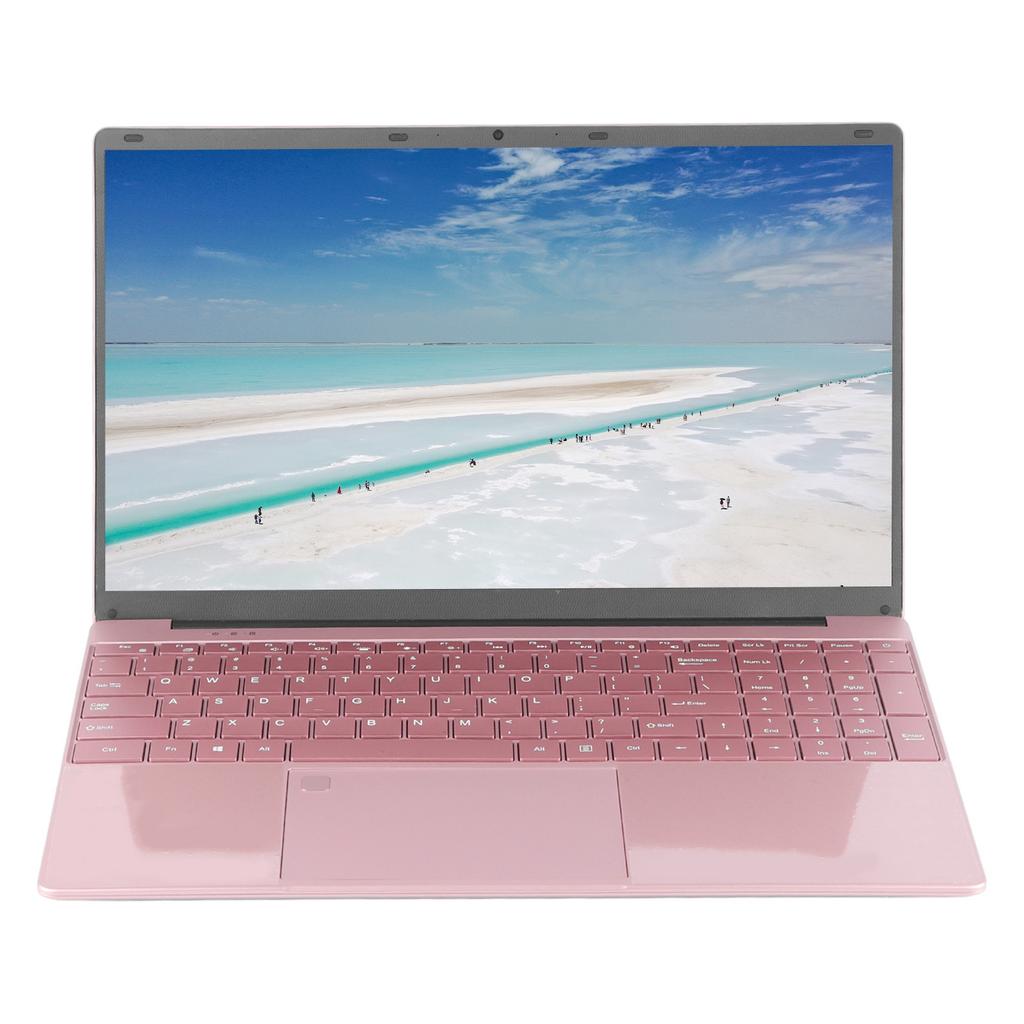 for Windows 11 Laptop 15.6in 1920x1080 IPS Display 16GB RAM 128G SSD Backlit Keyboard Fingerprint Unlock Laptop 100‑240V