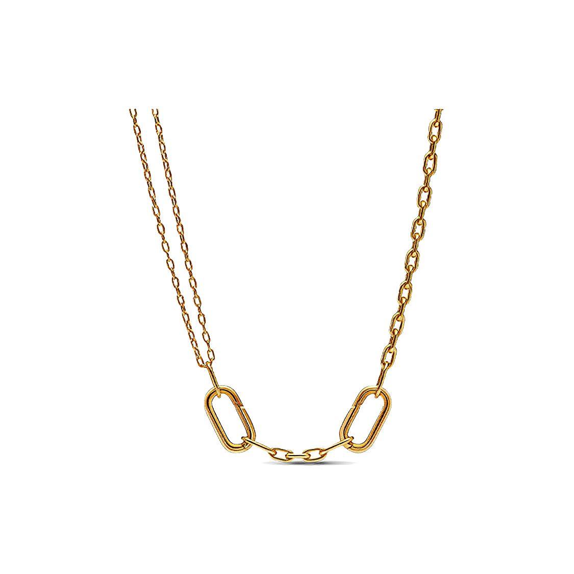 Pandora Me Casual Chain Series Fashion Simple Necklace Men necklace Gold 362303C00 Gold,45cm