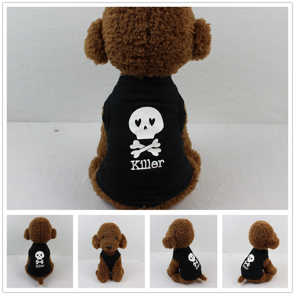 Dog Clothing Cotton T Shirt Puppy Costume For Small Dog