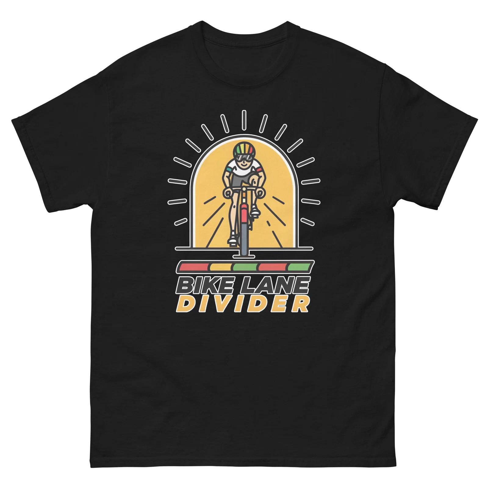 

Bike Lane Divider Object Place Item Urban T-Shirt XL