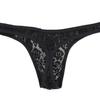 Clothes New Men's Sexy Panties Lace Transparent Thong Men's Sexy Panties T-Pants