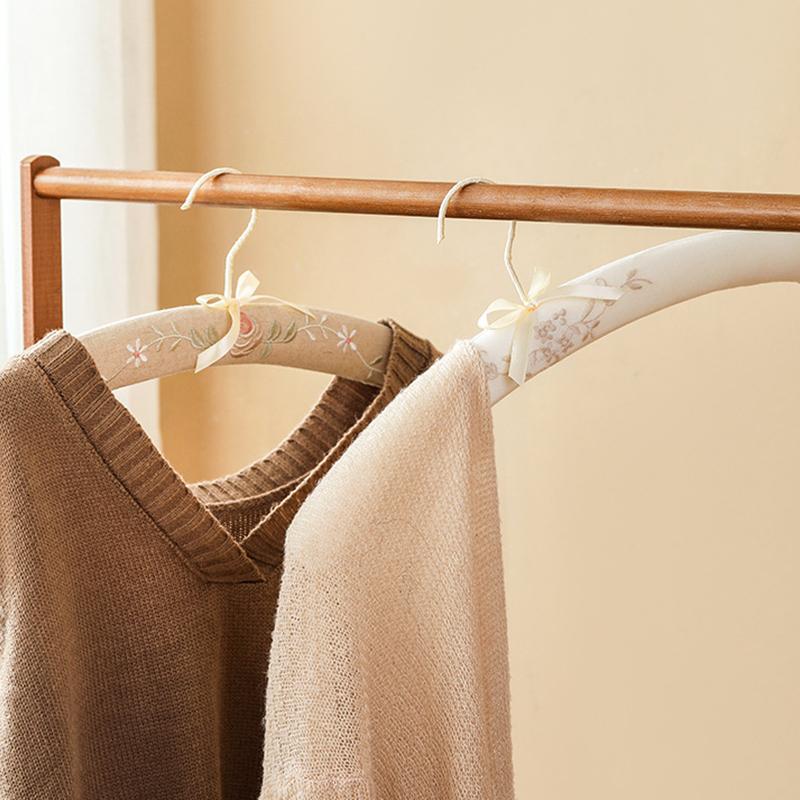 Wedding Party Bow Ribbon Photo Props Sponge Ornament Clothes Hanger Full Dress Storage Rack Suit Organization Supplies