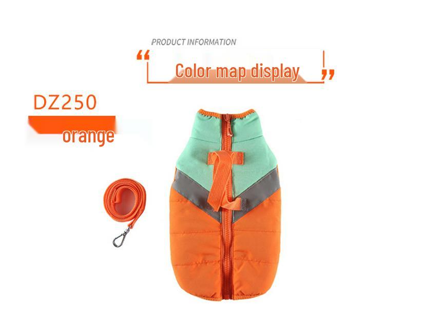 Autumn/Winter Warm Cotton Vest for Small Dogs and Cats - French Bulldog Windbreaker