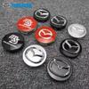 4 pezzi/set 56mm Tappo Centrale Ruota Logo Coprimozzo Stemmi Emblema Accessori Auto Per Mazda 2 3 4 5 6 7 8 323 626 CX-3 5 8 MX-5 30 RX-8