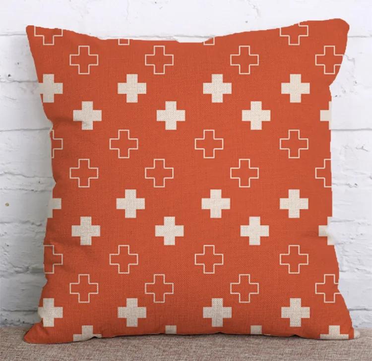 Decorative Throw Pillow Case Geometric Geometry Square Polyester Cushion Cover Decoration For Sofa Home Car Chair Almofadas