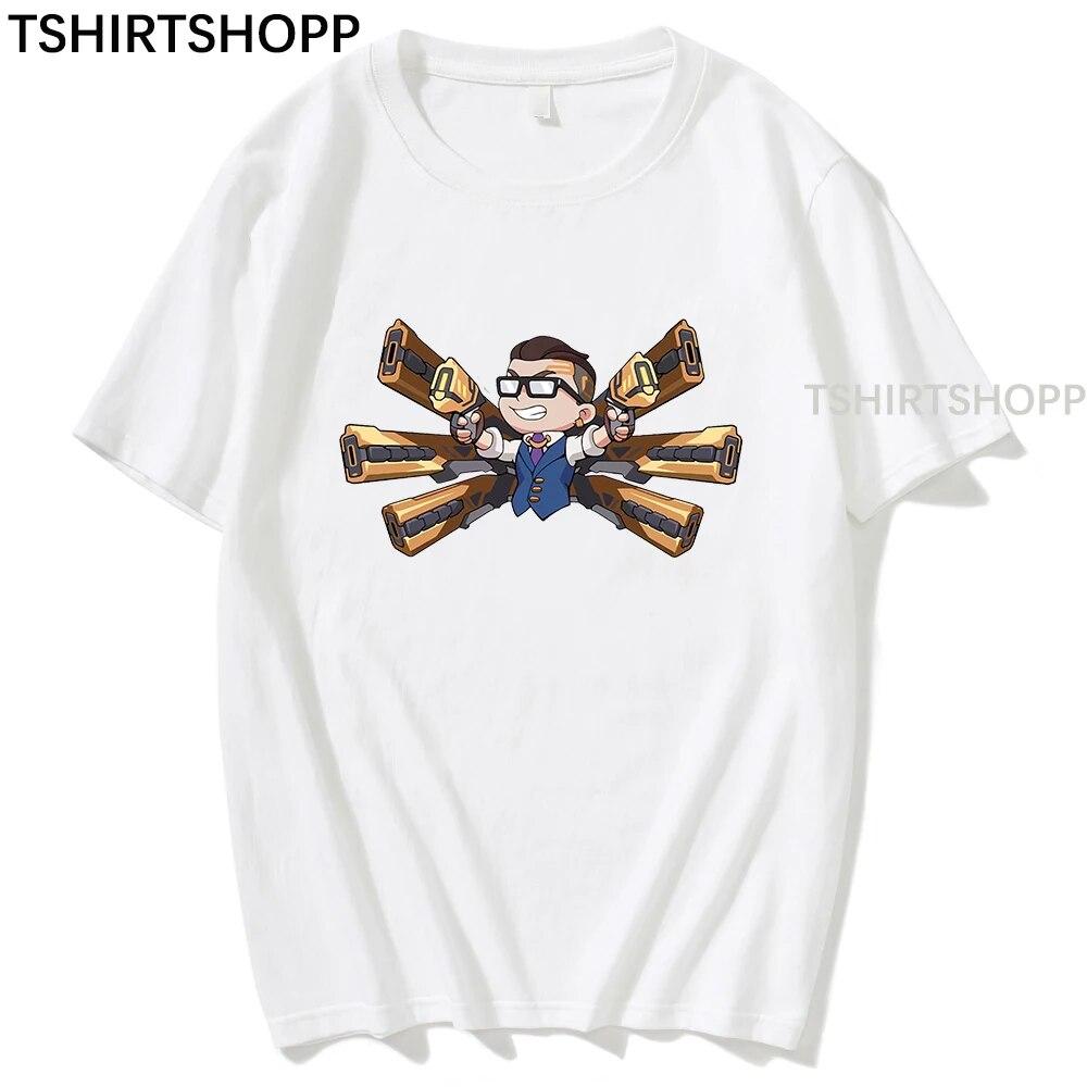 Tričko Anime Valorant Komorní Unisex Letní topy Sage Ženy Jarní Podzim Tričko Hip Hop Trička Harajuku Tričko Bavlněné oblečení
