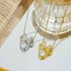 Butterfly Mickey Head Necklace Female Temperament Cartoon Pendant Mouse Clavicle Chain Jewelry