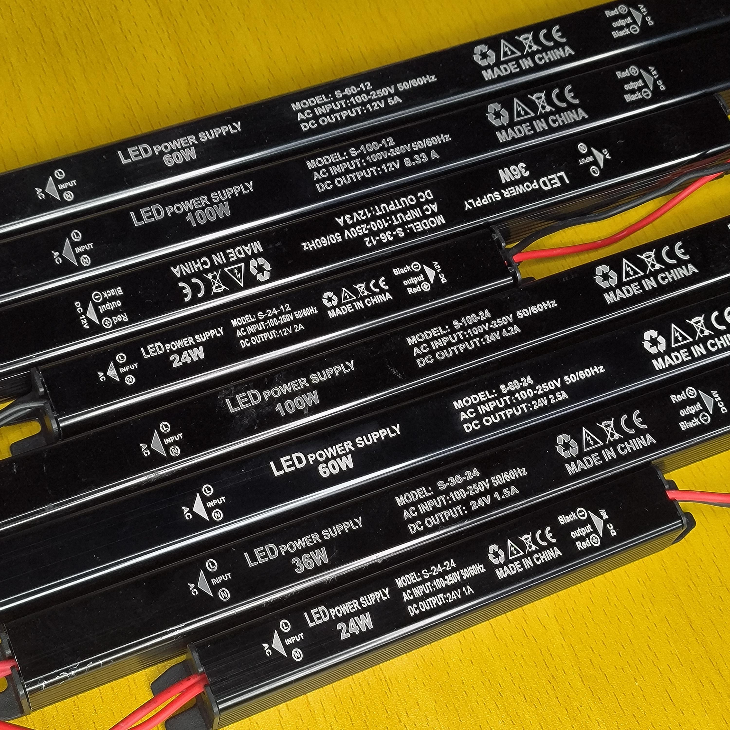 

MARPOU LED тонкий блок питания освещение 1/2/3/4 шт DC 24 В 12 В трансформатор AC120-240 В 24 Вт 36 Вт 60 Вт 100 Вт для светодиодного драйвера адаптера света 24W&24V&1 piece бежевый