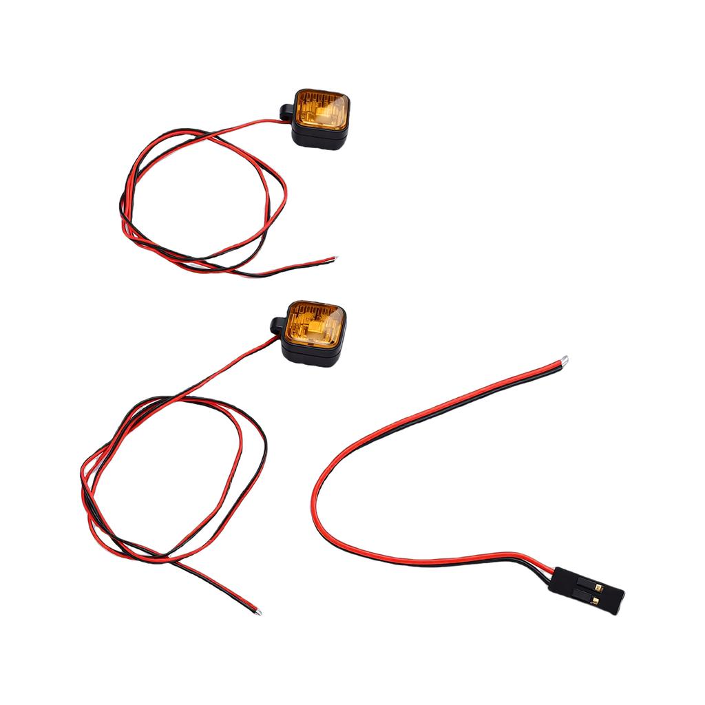 LED Toy Car Lights Remote Control Car Spotlights with Metal Bracket 12mm Diameter RC Car Flashing Light Strips